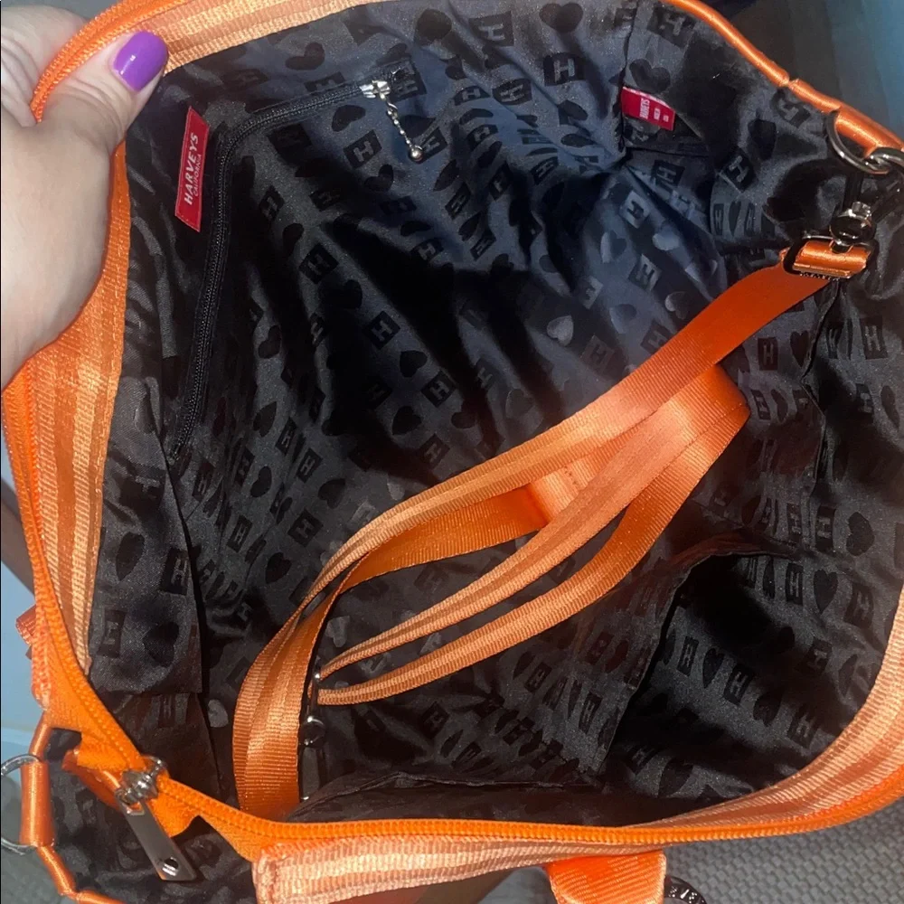 Harveys orange Lola satchel - Picture 5 of 7